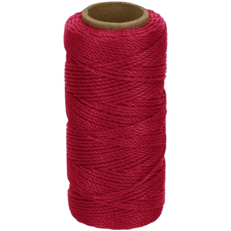 Hilos para albañil 65m 3Cabos ColorRojo, Truper 14046