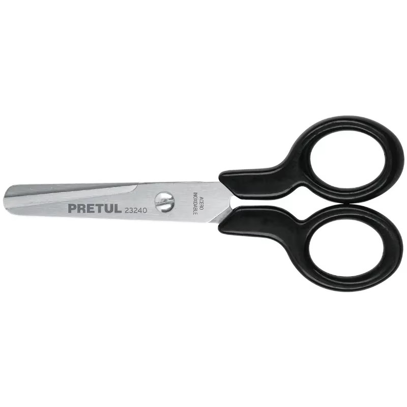Tijera Escolar Punta Roma 4 1/2", en acero de Inoxidable, TIES-4-1/2 23240 Pretul