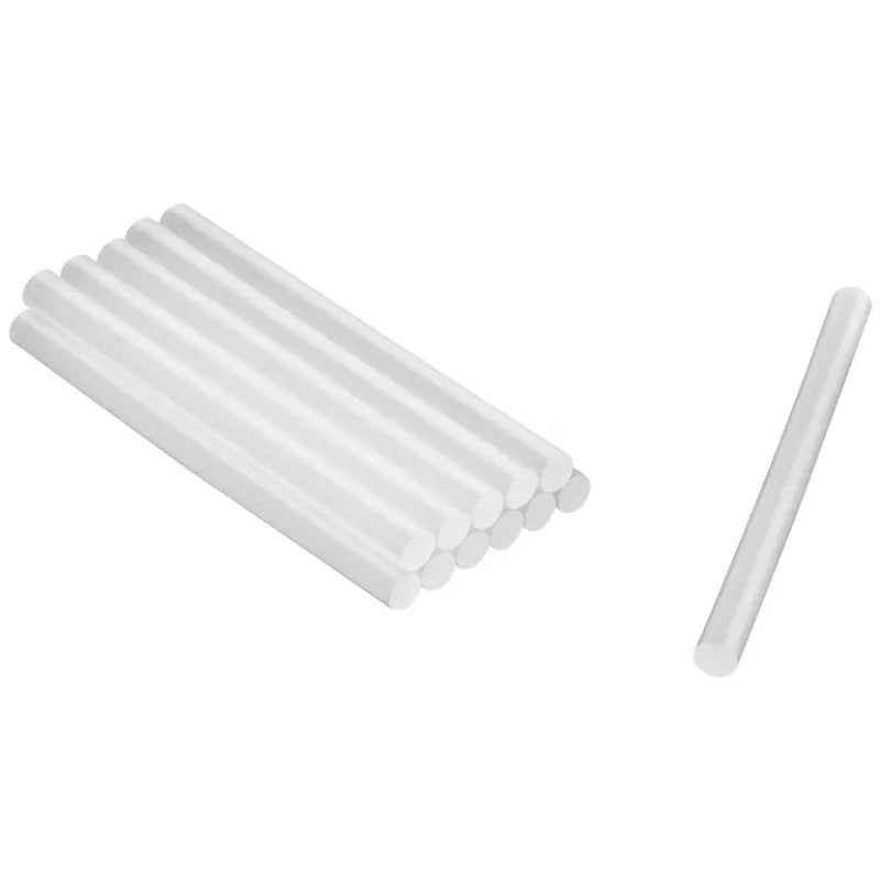 Barra de Silicona 5/16" x 10cm, Blister x 12pzas, Truper 17537