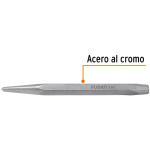 Centro Punto 1/4" L4-1/4 Punzones para Barrenar, Truper 12218