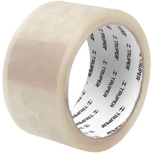 Cinta de Embalaje Transparente 48mm x 40m Adhesivo acrilico E0.050mm, Truper 12551