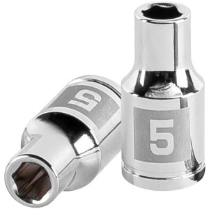 Dados 5mm E1/4 Hexagonales CrVanadio, Truper 13167