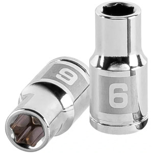 Dados 6mm E1/4 Hexagonales CrVanadio, Truper 13168