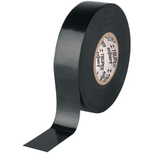 Cinta Aislantes 19mm x18m Negro Retardante Flama 500V, Truper 19954