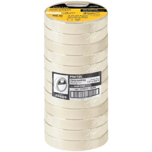 Cintas Masking Tape 18mm x50m Pretul 20669