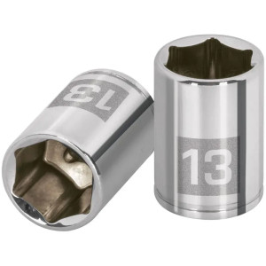 Dados 13mm E1/4 Hexagonales CrVanadio, Truper 13175