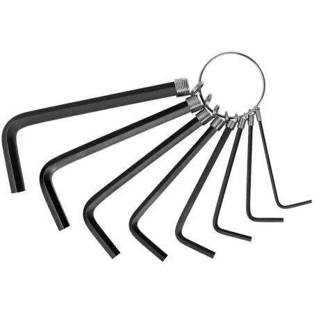 Juego Llaves Allen 8 Piezas Milimetricas con Organizador, Acero al Carbono, ALL-P8M 21851 Pretul