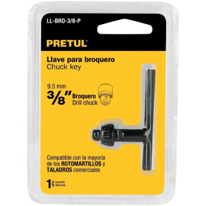 Llaves para Mandril Chucks 3/8" Universal, LL-BRO-3/8-P 27035 Pretul