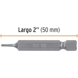 Puntas Torx T6 x50mm, estuches con 5 piezas, Truper 12207