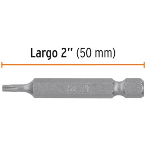 Puntas Torx T9 x50mm, estuches con 5 piezas, Truper 12212