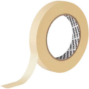 Cintas Masking Tape 18mm x50m Alta Resistencia Truper 12590