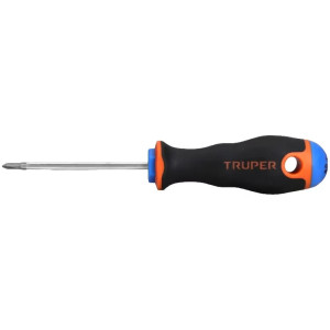 Desarmador Estrella Bhex 1/8" x2-1/2" ComfortGrip Truper 18547