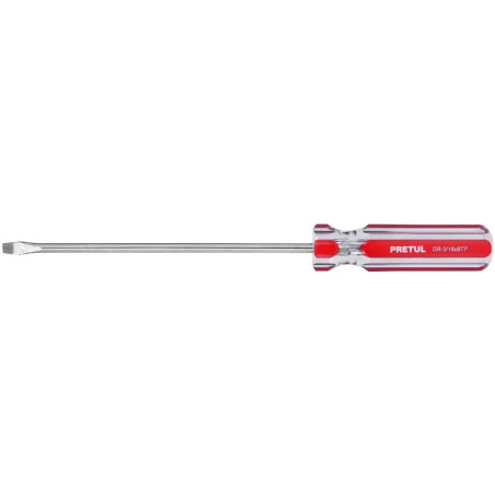 Desarmador Plano 3/16" x6" MangoPVC Pretul 21457