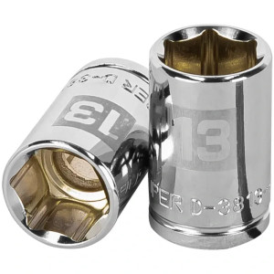 Dados 13mm E3/8 Hexagonales CrVanadio, Truper 13677