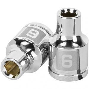 Dados 6mm E3/8 Hexagonales CrVanadio, Truper 13670