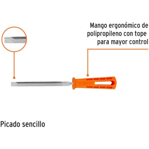 Limas Triangulo Pesado 6", Mango de Polipropileno, LTP-6M 19679 Truper