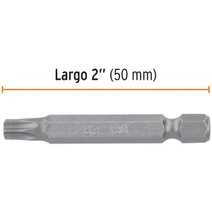 Puntas Torx con seguro T30 x50mm, estuches con 5 piezas, Truper 12484