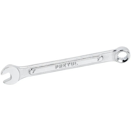 Llave Boca Mixta 7mm Combinada CrVanadio Pretul 21901