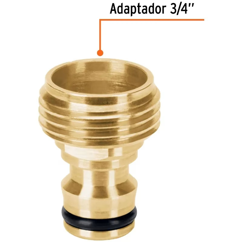 Conector Sistema Click Macho E3/4, Truper 101597
