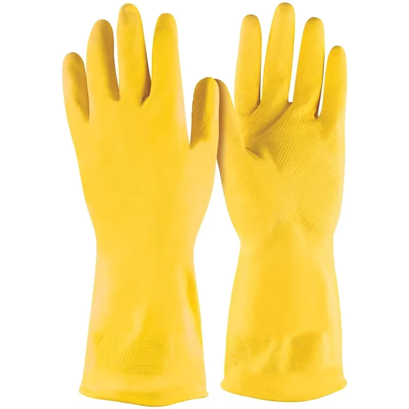 Guantes de Latex Talla CH Afelpado para limpieza Pretul 23263
