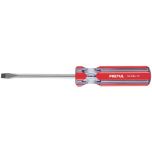 Desarmador Plano 1/4" x4" MangoPVC Pretul 21459