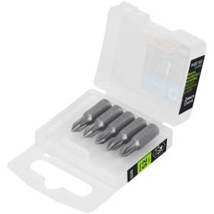 Puntas Phillips PH1 x 1" 5pzas Cruz para Desarmador Electrico o Manual, PUDE-1101 12140 Truper