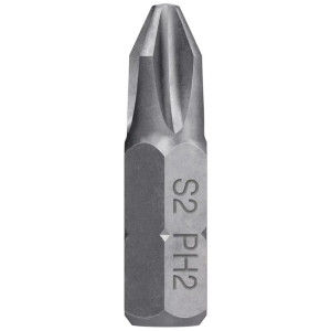 Puntas Phillips PH2 x 1" 5pzas Cruz para Desarmador Electrico o Manual, PUDE-1102 12141 Truper