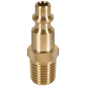 Conector Rapido de Laton Macho, Cuerda 1/4 NPT, CORAL-MA-1/4 19083 Truper