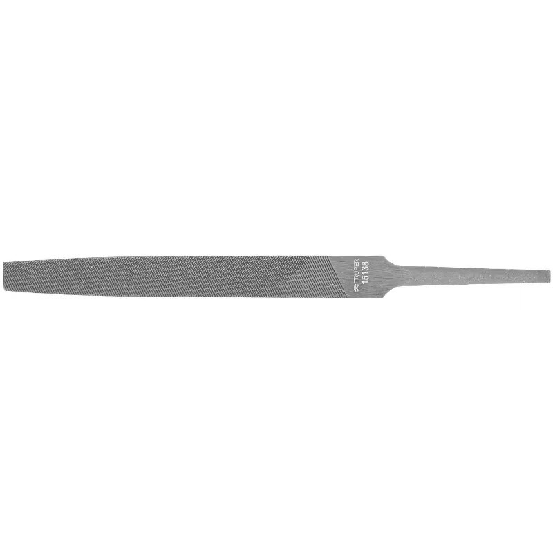 Limas Plana Bastardas 4", Ancho 1/2" Espesor 1/8", Sin Mango, para acabados de metales, LPB-4 15138 Truper