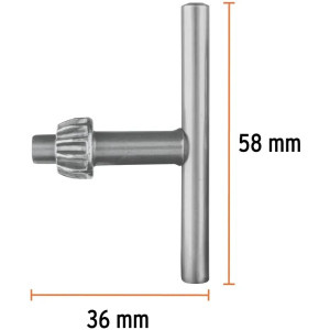 Llaves para Mandril Chucks 3/8" Universal, LL-BRO-3/8 16559 Truper