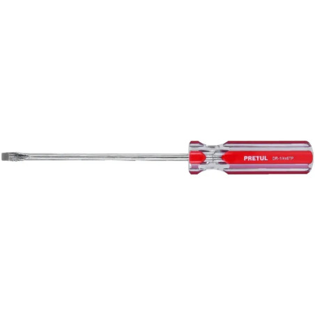 Desarmador Plano 1/4" x6" MangoPVC Pretul 21462