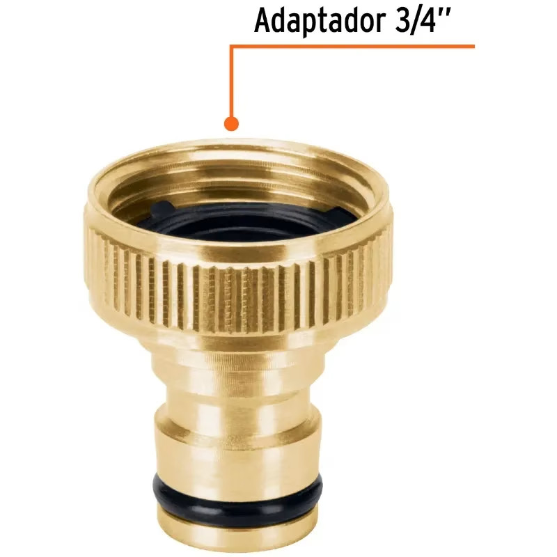 Conector Sistema Click Hembra E3/4, Truper 101596