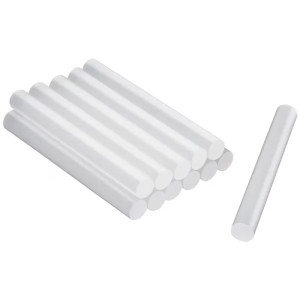 Barra de Silicona 1/2" x 10cm, Blister x 12pzas, Truper 17538