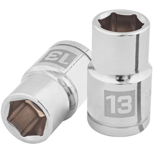 Dados 13mm E1/2 Hexagonales CrVanadio, Truper 13263