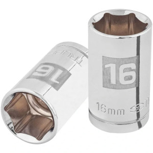 Dados 16mm E1/2 Hexagonales CrVanadio, Truper 13266