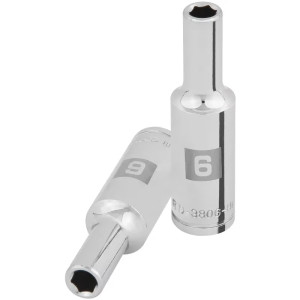 Dados 6mm E3/8 Tubulares Hexagonales CrVanadio, Truper 100991