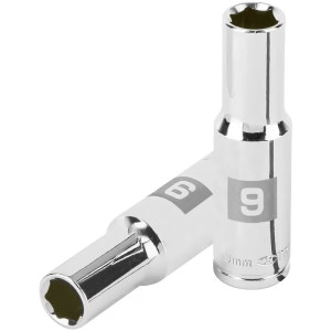 Dados 9mm E3/8 Tubulares Hexagonales CrVanadio, Truper 100994