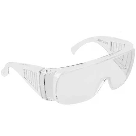 Lentes de Seguridad Tradicional Transparente, 100% Policarbonato con UV Antirayadura, LEN-ST 14252 Truper