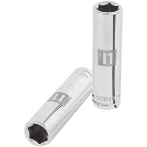 Dados 11mm E3/8 Tubulares Hexagonales CrVanadio, Truper 13771