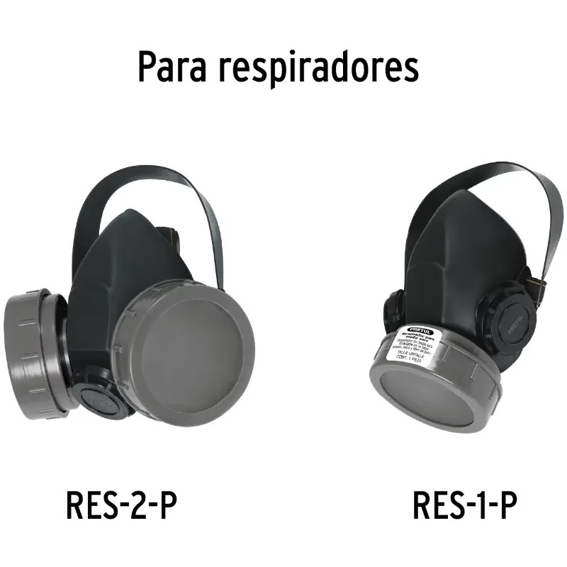 Cartucho de Repuesto Polvos para Respirador RES-1-P RES-2-P, CF-PO-P 23393 Pretul