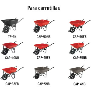 Juego de 2 tirantes calibre 18 para carretillas Pretul 20637