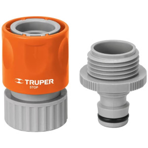 Conector Sistema Click de Conexion Rapida Hembra 3/4" Automatica Truper 12722