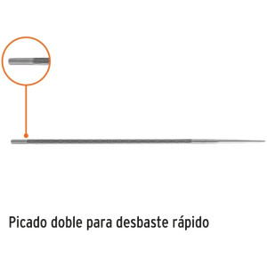 Limas Redonda Profesional para motosierra 8" Espesor 3/16", para afilado preciso y rapido, LMO-3/16X 15166 Truper
