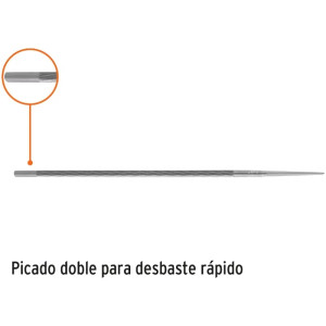 Limas Redonda Profesional para motosierra 8" Espesor 7/32", para afilado preciso y rapido, LMO-7/32X 15168 Truper