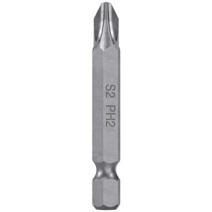 Puntas Phillips PH2 x 2" 5pzas Cruz para Desarmador Electrico o Manual, PUDE-1202 12147 Truper