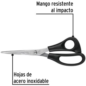 Tijera para casa y Oficina 7", en acero Inoxidable, TINOX-7R 23186 Pretul