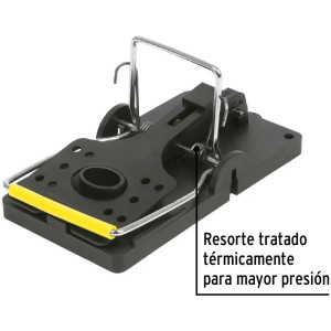Trampa de Madera 5", para raton, activacion al sensible contacto, RAT-5P 23712 Pretul