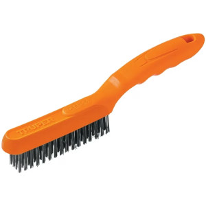 Cepillo con Cerdas de Acero al Carbono 64 Pinceles, Calibre 0.35mm, L 26.5cm A 3.2cm, CEA-54 11559 Truper