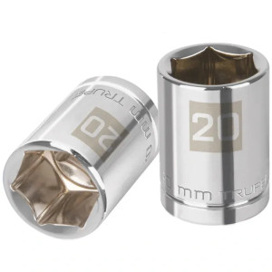 Dados 20mm E1/2 Hexagonales CrVanadio, Truper 13270