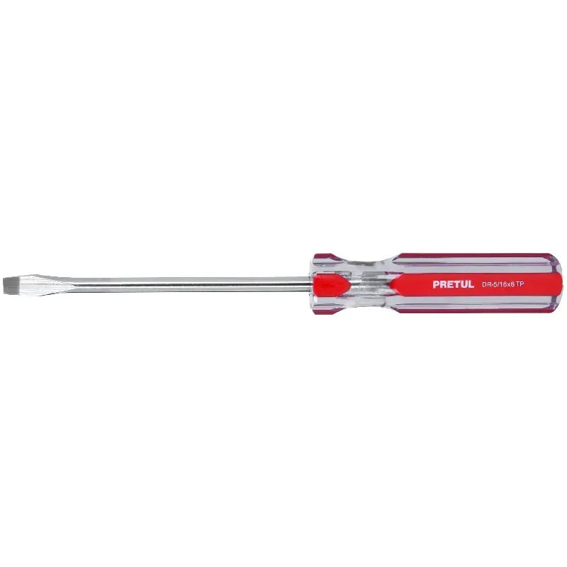 Desarmador Plano 5/16" x6" MangoPVC Pretul 21463